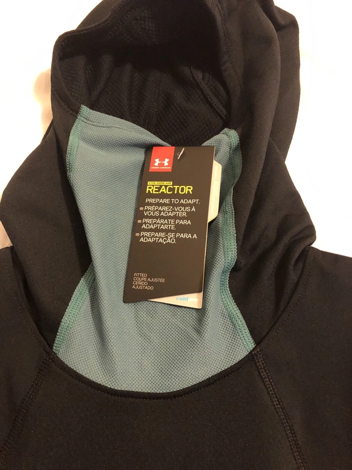 Under Armour UA ColdGear Reactor Fitted Hoodie 1317244-189 Women’s Size M NWT - Image 2 of 4