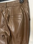Shein Brown Faux Leather Pants Size 4 Or Small Bootcut  Flare Style — photo 4