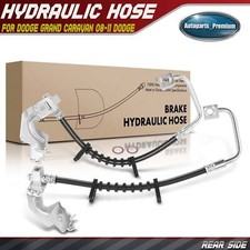 2x Rear Lhrh Outer Brake Hydraulic Hose For Dodge Grand Caravan 08-11 Dodge Vw
