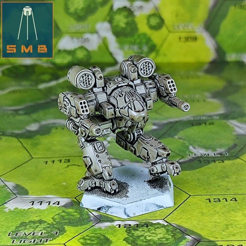 Battletech Miniatures - Ebaon Jaguar C - SirMortimerBombito Sculpt - 3D Printed - Picture 2 of 6