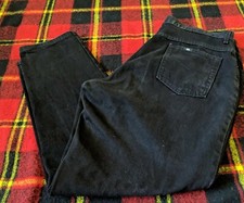 VTG Made In USA Chic Brand Black Mom Jeans 18 Petite (36x29.5)