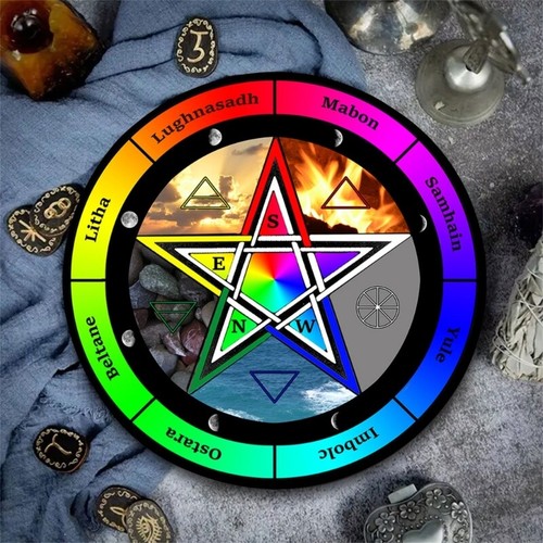 Astrology Pendulums Mat Rubber Divinations Mat Dowsing Pendulums Ceremony Mat - 第 7/8 張圖片