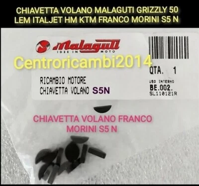 FRANCO MORINI S5 N CHIAVETTA VOLANO Malaguti Grizzly 50 LEM ITALJET HM 50 MOTORE FRANCO MORINI S5