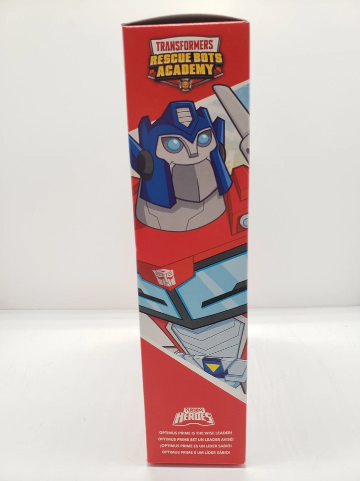 Rescan OPTIMUS PRIME Transformers Rescue Bots Academy Playskool Racing Truck New - Image 4 of 4