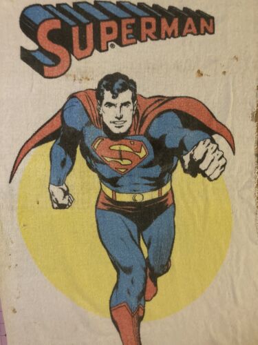 Superman Beach Towel 50”x24” 1975 DC Comics - Picture 6 of 7
