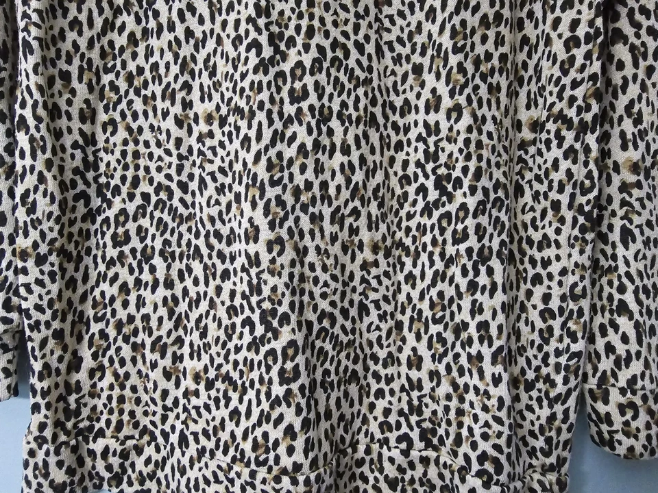 Obey Propaganda Animal Print Cheetah Pullover Sweater Size Medium - Image 2 of 4