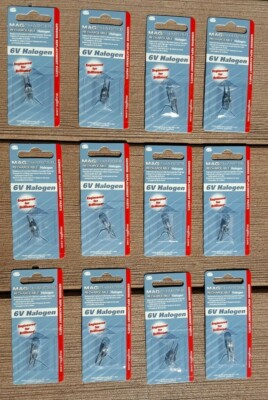 Lot of 12 Mag-Lite LR00001 Halogen Replacement Bulb
