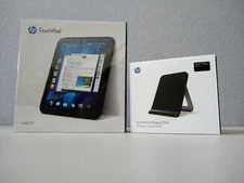 HP TouchPad Tablet 32GB, Black + Touchstone Charging Dock BRAND NEW SEALED