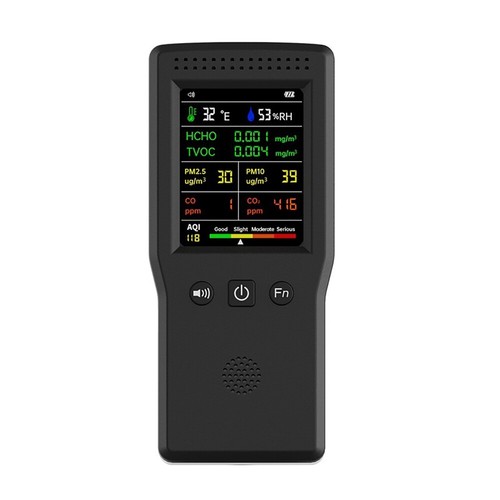 9 In 1 Air Quality Detector Hand-held High Precision Gas Detector Formaldehyde - Picture 7 of 12