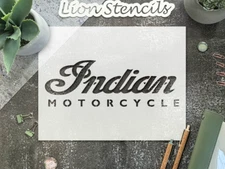 Indian Motorcycle Large Stencil, Reusable Stencil Template for DIY CraftsStencil