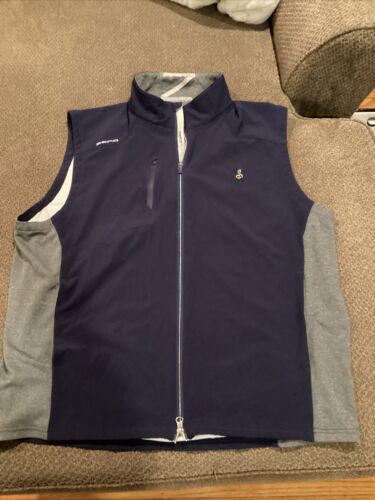 French Creek Golf Club Zero Restriction Full Zip Vest Mens XXL Excellent Cond