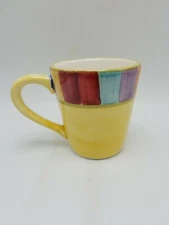 Philippe Richard "Rainbow Stripes" 4 1/4 Inch Mug