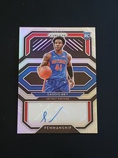 Saddiq Bey RC 2020-21 Prizm Basketball Rookie Penmanship RP-SBY SILVER PRIZM
