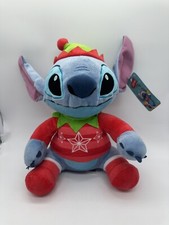 Disney Holiday Stitch with Snowflake Sweater Large Plush New with Tags