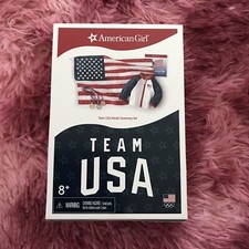 AMERICAN GIRL DOLL ACCESSORIES - Team USA Olympic Medal Ceremony Set - BNIB