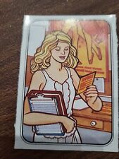 Vintage 1983 PANINI BARBIE 74 ALBUM STICKER Sheet Mattel SD63 Barbie study