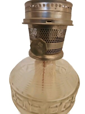 #ad Vintage Aladdin Genie Model 23 Colonial Squares With Burner Wick And Spreader $67.50