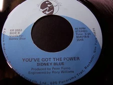 Sidney Blue-Count the ways/You've got the power 45 northern soul blues Rochester