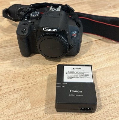 Canon EOS Rebel T5I DSLR Camera Body With Battery and charger