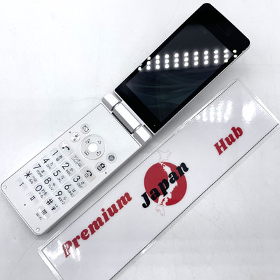 SHARP AQUOS Keitai 3 805SH 806SH Flip Phone White Unlocked SIM Free
