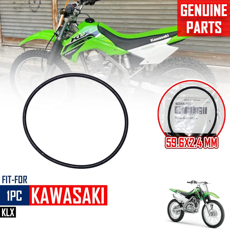 Junta tórica cubierta filtro aceite Fit KAWASAKI KLX140 2008-2019 92055-0201 Foto 2 de 4