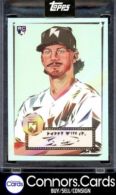 Bobby Witt Jr. Rookie 2022 Topps Naturel 1952 Topps #A-12 Art Pearl Foil /52