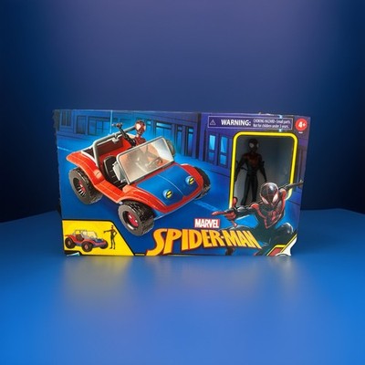 Spider-Man: Marvel Spider-Mobile Vehicle and Miles Morales Action Figure (6'')