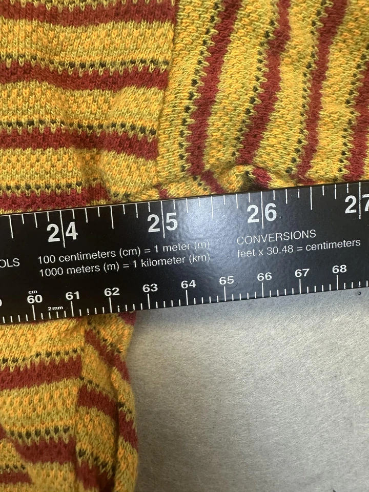 Camisa De Colección Wave Rave Para Hombres XL Rayas Tejida Snowboard Posse Hecha en EE. UU. 90s Foto 4 de 4