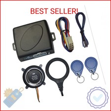 Car Push to Start Ignition Kit, Keyless Go Push to Engine Start Stop Button Kit,