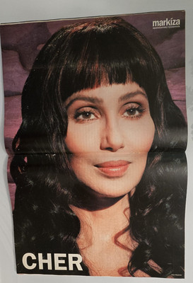 Cher -Rare posters from the Czech /Slovaki from 2001 ( Full magazine ) 42x 28 cm