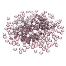 SS30/288Pcs Glass Diamante Rhinestone, Man Made Gems, Light Purple