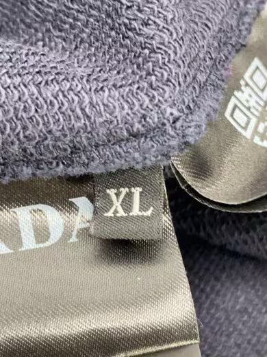 PRADA Zip Hoodie/ XL/ Cotton/ NVY/ UJL19A R212 10UF thumbnail 4