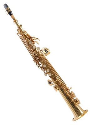 B-WARE Sopran Saxophon Saxofon Leicht Case Koffer Mundstück Blättchen lackiert