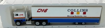 HO 1:87 Con-Cor 1021 Freightliner COE w/43' Moving Van Trailer - COLLINS
