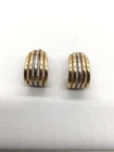 14k White Yellow Rose Gold Earrings - 3.49g