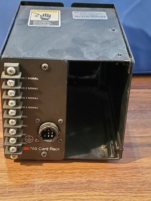 3M Global Traffic Technologies GTT 760 Opticom Priority Control System Card Rack