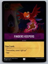 Finders Keepers 4 Promo Disney Lorcana Promo Cards Lorcana Cold Foil Near Mint