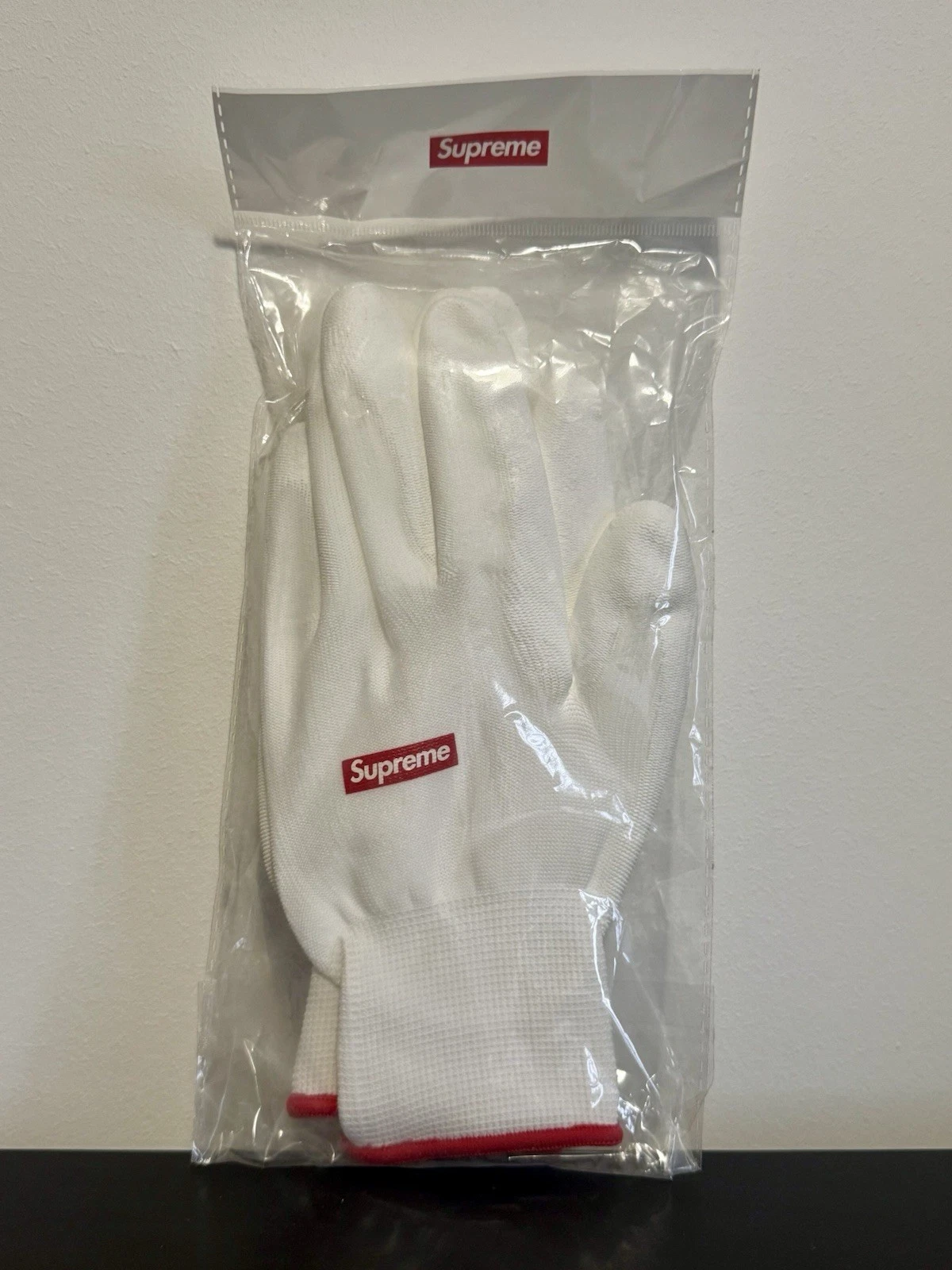 Gants de travail caoutchoutés Supreme FW20 boîte logo blanc BOGO neuf scellé