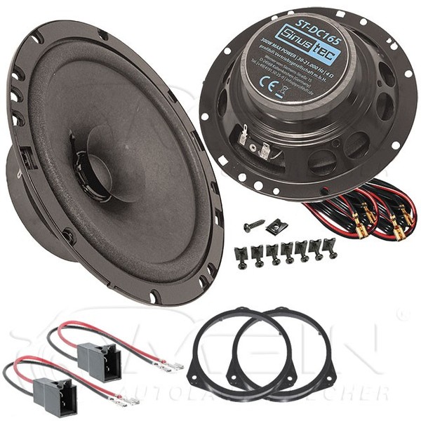 Sinustec Auto Lautsprecher FüR Opel Corsa E 2014-2019 Front TüR 1-Weg 300W #A26K-image