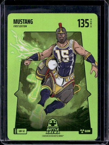 Mustang Bo Jackson Battle Arena #GBF-52 First Edition Glow