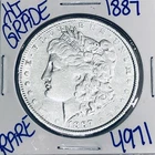 1887 MORGAN SILVER DOLLAR AUTHENTIC HI GRADE U.S. MINT COIN FREE SHIPPING 4971