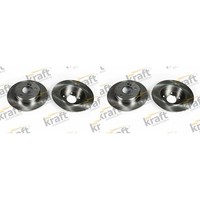2X Kraft Bremsscheiben 278Mm Voll Hinten Passend FüR Chrysler Crossfire Mercedes