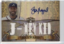 2013 Topps Triple Threads Relics 12/18 Jason Heyward #TTAR-JHE1 Auto 7xr