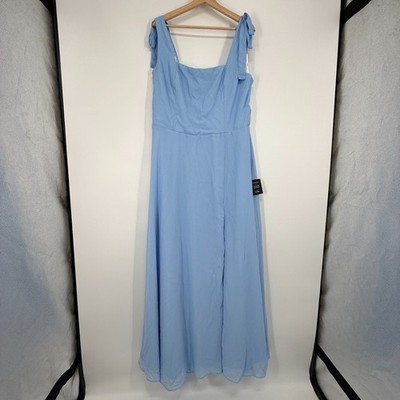 light blue maxi dress plus size Simply Southern main image 0