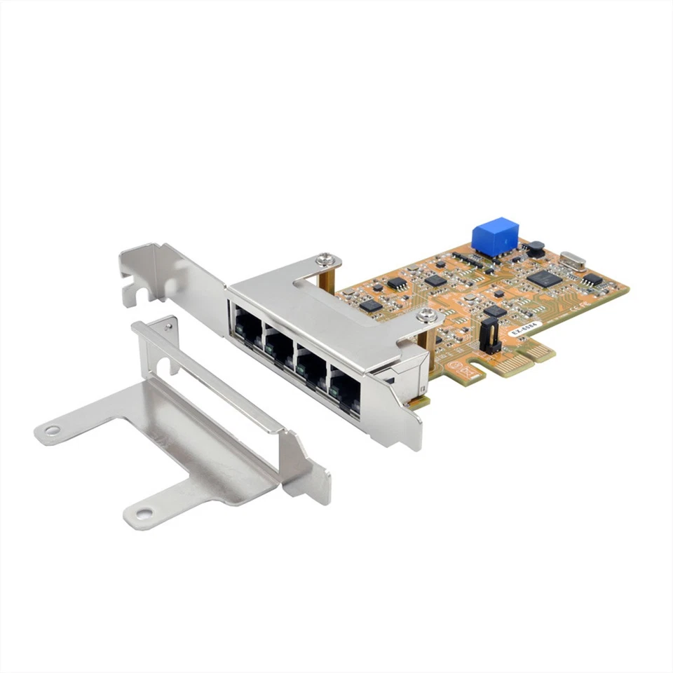 Exsys EX-6084 Interno Cablato PCI Express Ethernet 1000 Mbit/s PCIe 4 x Ethernet - Immagine 2 di 2