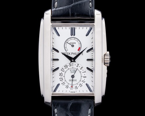 Patek Philippe 5200G-010 5200G Gondolo 8-Day 18K White Gold Si...