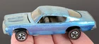 Vintage Hot Wheels Redline 1968 Light ICE Blue Custom Barracuda US - ICY! FAIR!