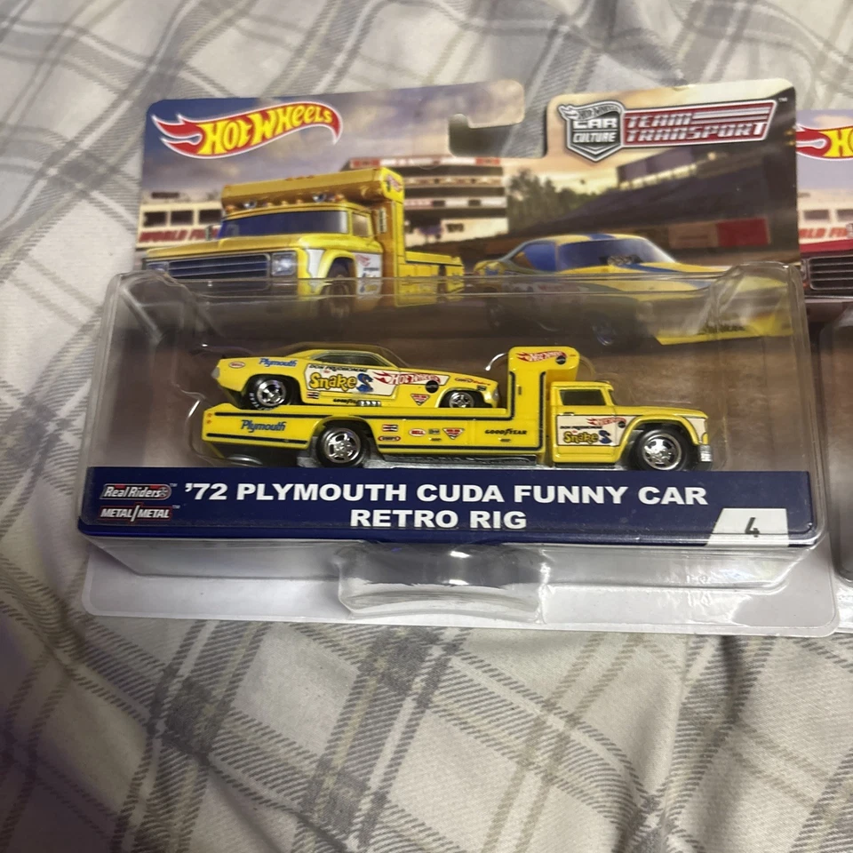 4-25 Hot Wheels 2019 Plymouth Duster coche divertido y plataforma retro #5 Mongoose RR Foto 2 de 4