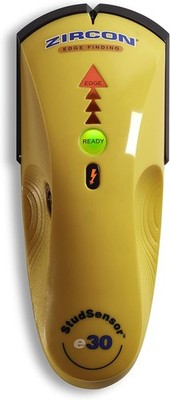 Zircon Edge Finding Stud Sensor e30: Stud Finder with Wire Warning Detection!
