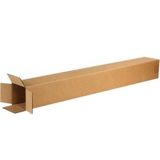 Shipping Boxes Tall 4"L x 4"W x 40"H 25-Pack - Corrugated Cardboard Box for M...